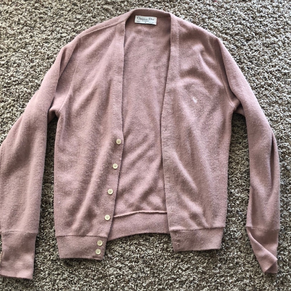 Men’s Christian Dior beige Cardigan